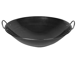 Thunder Group Curved Rim Wok, 24-Inch