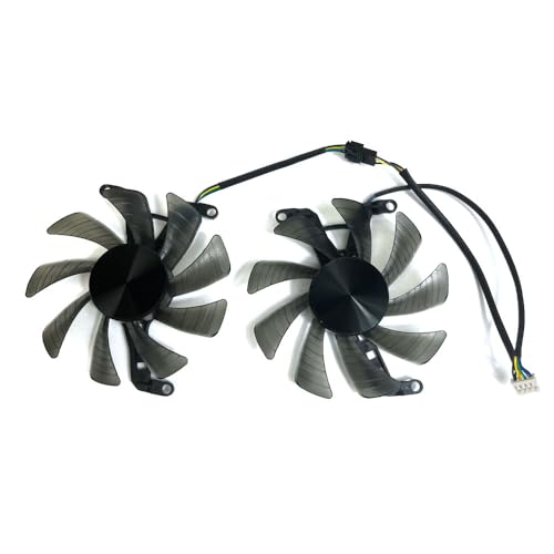 QKFTCSDW Ventilador GPU RTX 3060 、 RTX 3060 TI de 85 mm y 4 Pines Compatible con Ventilador de enfriamiento de Tarjeta gráfica RTX 3060 、 RTX 3060 TI