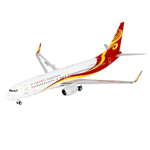 Modelo de avión B737-800 B-5539 escala 1/400 para vitrinas pequeñas