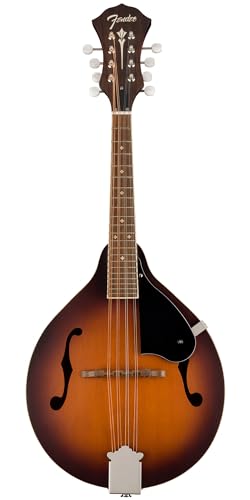 Fender Paramount PM-180E Mandolin Aged Cognac Burst Bundle with Gig Bag, Tuner, Strings, and Picks - Image 3
