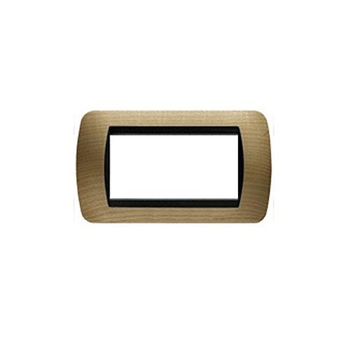 Arnould 20874 Plaque Erable Living 4 modules pour interrupteur encastrable