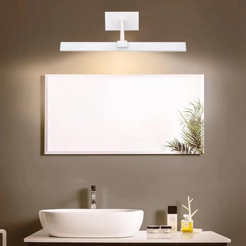 Image of 06 watt White Body Mirror Light /Picture Light /Dressing Light for hallyway &livingroom (White-Straight, 12 WATT)