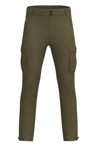 Pantalon de ski noir homme imperméable et respirant style classique RH+