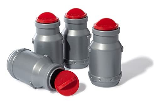 Rolly Toys rollyMilk 4er Set Milchkannen für Trettraktor mit...