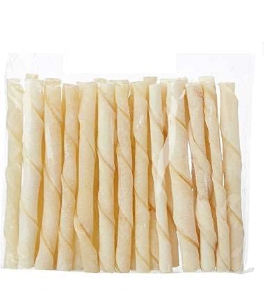 RvPaws Pet Rawhide Twisted Treat Chew Sticks for Dog Snacks White Chew Sticks (Pack of 500gm) (B09HMKWXQ4) Amazon Price History, Amazon Price Tracker
