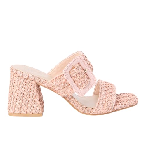 Image of BEACH by Matisse Womens Lucy Block Casual Sandals Casual High Heel 3 inch & Up
