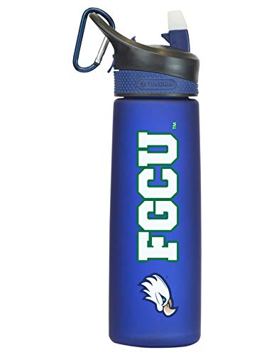 Florida Gulf Coast University Tritan Plastic Frosted Sport Bottle, Design-1 - Blue