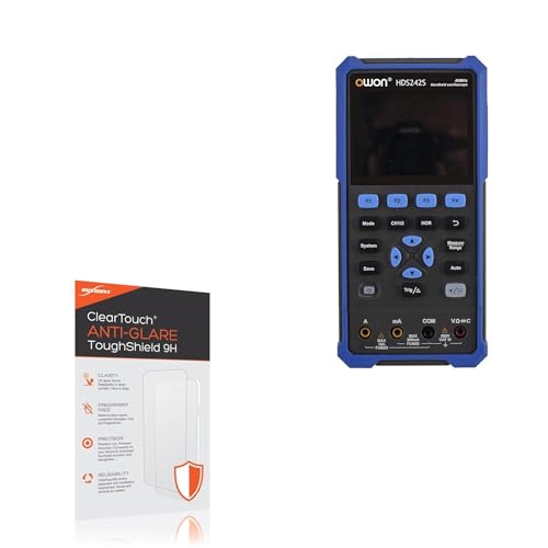 BoxWave Screen Protector Compatible with Owon HDS242S - ClearTouch Anti-Glare ToughShield 9H (2-Pack), Anti-Glare 9H Tough Flexible Film Screen Protector