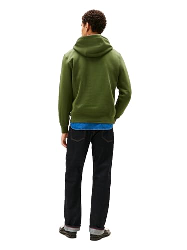Image of Tommy Hilfiger Men's Medium Weight Fleece Hoodie Sweatshirt With Embroidered Logo, Also Available in Big & Tall