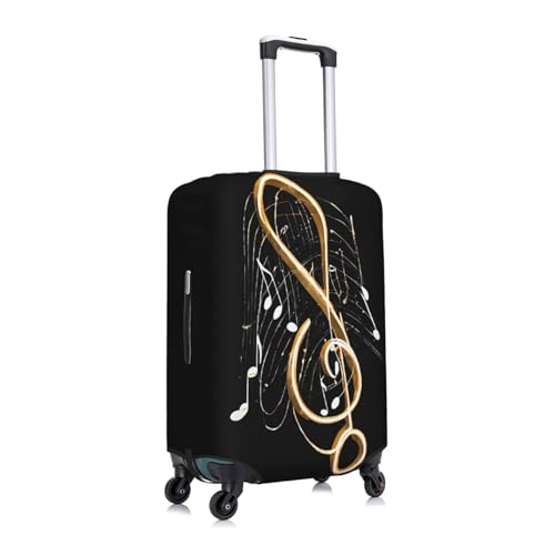 Luggage Covers For Suitcase Colorful Music Print Suitcase Cover Elastic Luggage Covers Suitcase Protector 18-32 Inch3