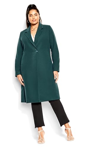 City Chic Women's Plus Size Coat - Effortless Chic3