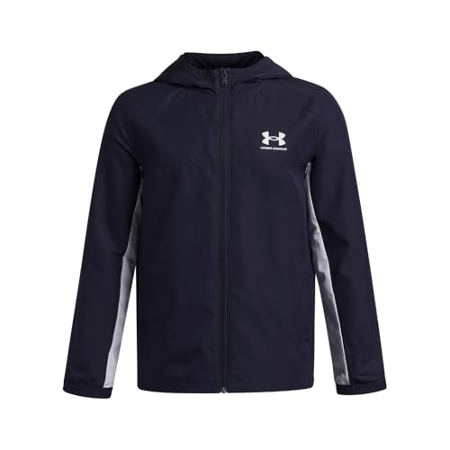 Chaqueta ligera Under Armour Rival Woven de niños con tejido transpirable de alta resistencia