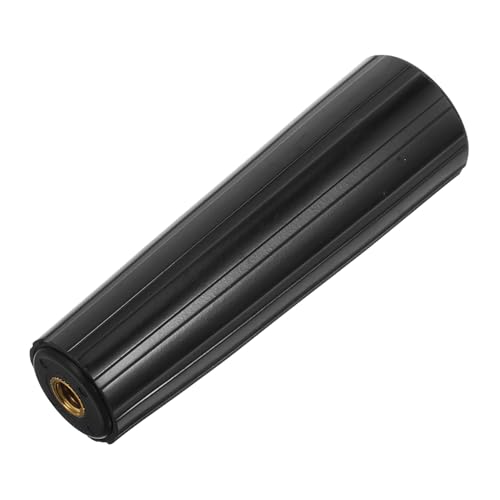 Sosoport mango de tenedor para parrilla empuñadura mango de asador a prueba de calor mango de reemplazo seguro accesorios para tenedor grill accesorios de saliva bbq baquelita Negro