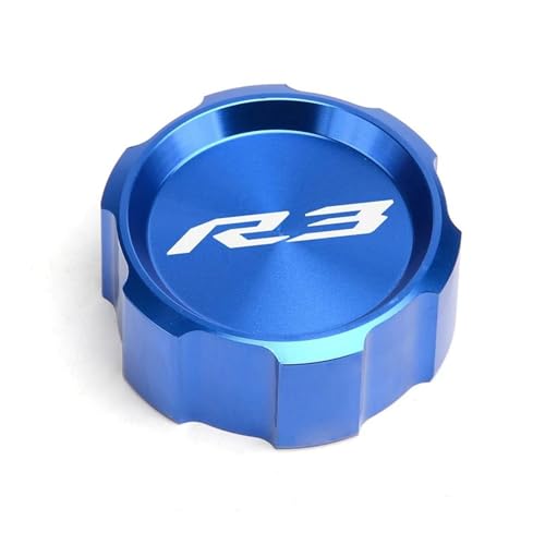 Tapa de líquido de frenos para YZF-R3 con aluminio anodizado azul
