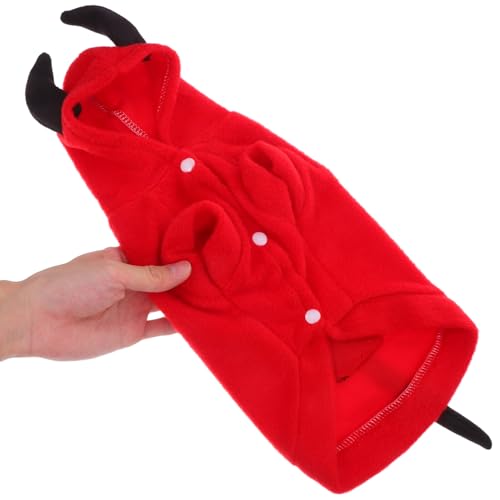 Disfraz de Diablo para Perro Talla M Rojo miniatura 4