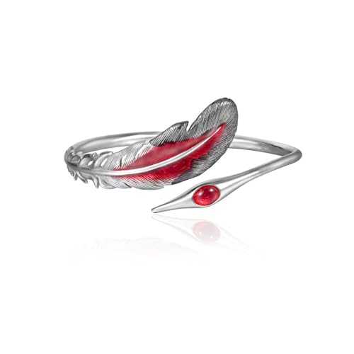 女性向けのプルームパターンメタル洗練された職人技の多目的レイヤージュエリー飾り羽の羽