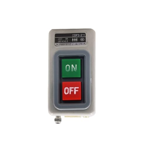 Botón de arranque eléctrico BS211 con interruptor de hebilla CDP3-211 de operación de energía