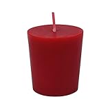 Zest Candle 12-Piece Votive Candles, Red