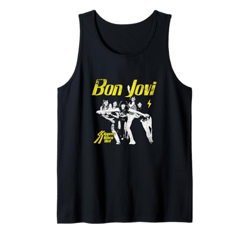 Bon Jovi Slippery oficial cuando está mojado Camiseta sin Mangas