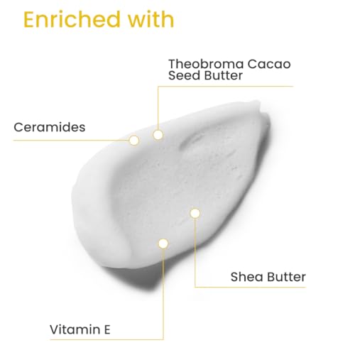 Earth Rhythm Hand Cream - Cotton Crisp for Dry & Rough Hands, Intense Moisturization Non Greasy, Fast Absorbing, Moisturizes, Enriched with Ceramides, Shea Butter, Cacao Seed Butter for Men & Women - 30ml