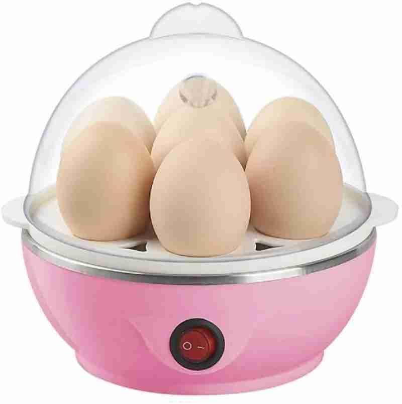 Egg Boiler Electric Automatic Off 7 Egg Poacher Machine 350watt Colour - Pink (Pack of 1)-image-4