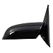 Brock Aftermarket Replacement Driver Left Power Mirror Paint to Match Black With Heat Compatible With 2006-2010 Hyundai Sonata