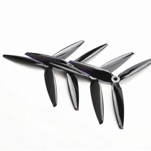 Hélice HQPROP 7040 pour drone LR7 Cinelifter freestyle longue portée à 3 pales noires