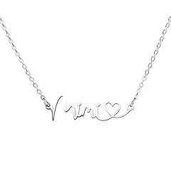 1.Mimi Letter Necklace_Silvery