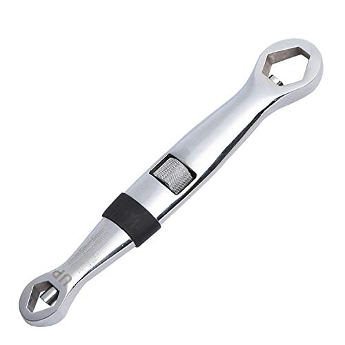 QWORK 23 in 1 Adjustable Multi Functional Flexible Type Wrench 1/4''-3/4'', 7-19 mm