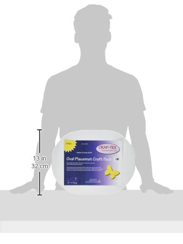 Bosal Craf-Tex Oval Placemat Craft Pack-16-1/2