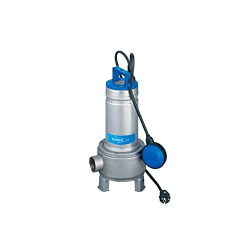 Flygt Delinox DXVM507 Schmutzwasserpumpe 0,75 kW mit Vortex-Rad bis zu 30 m³/h, einphasig, 220 V