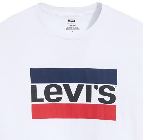 Levi's Herren Sportswear Logo Graphic T-Shirt,White,M – Ansicht 5
