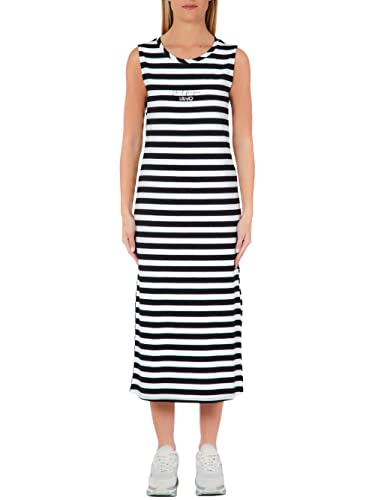 Abito Liu Jo lungo bianco/ nero ES23LJ63 VA3255 J6603 M