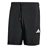 adidas Men's Essential Three Stripes Chelsea Short, Black/White, M