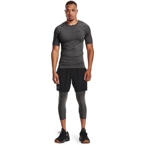 Under Armour HeatGear Armour 3/4 collant de sport homme noir pour entraînement intensif