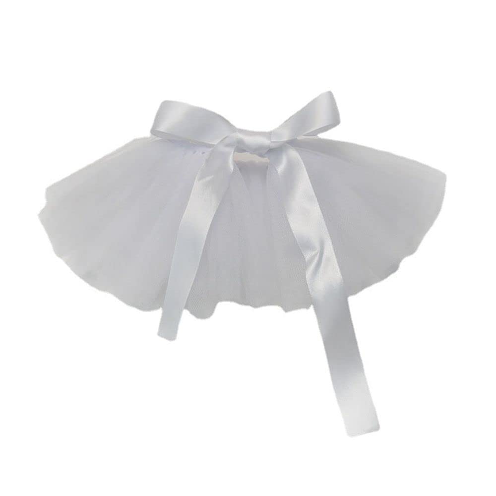 Set di 2 fiocchi di Natale tutù gonna per cani tulle costume