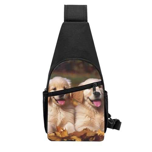 Mochila Sling Golden Retriever perros y cachorros miniatura 1