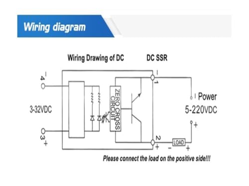 Relais statique SSR 80A DC-DC avec isolation optimale et commutation rapide - 5