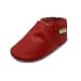 Sayoyo Lowest Best Baby Soft Sole Prewalkers Skid-resistant Baby Toddler Shoes Cowhide Shoes (6-12 months, Red)