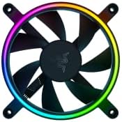 Razer Kunai Chroma Hydraulic RGB LED PWM Performance Fan (120mm) - Hydraulic aRGB PC Fans (Quiet, Powerful, Connect up to 8 Fans, PWN Fan Controller Support, Chroma aRGB) 1 Fan | Black