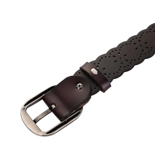 Classic belt, women's 3.8 cm leather belt vintage hollow out belt3