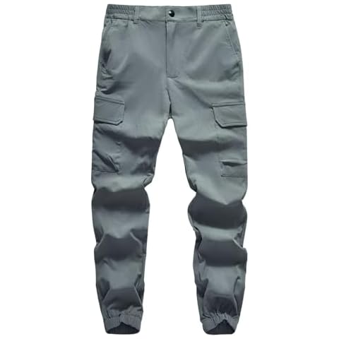 BASADINA Boys Quick Dry Cargo Joggers Cover
