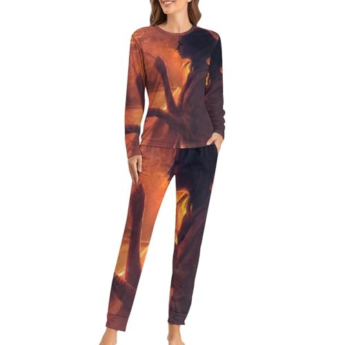 Pyjama femme anime parfait pour vos soirées cocooning et nuits fraîches