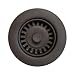 Houzer 190-9264 Sink Strainer for 3.5-Inch Drain Openings, Bronze