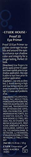 ETUDE Proof 10 Eye Primer | Sustaining Eyelids Coverage and Correction for Your Eyes Makeup