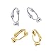 SUPVOX Lot de 20 boucles d'oreilles à clipser