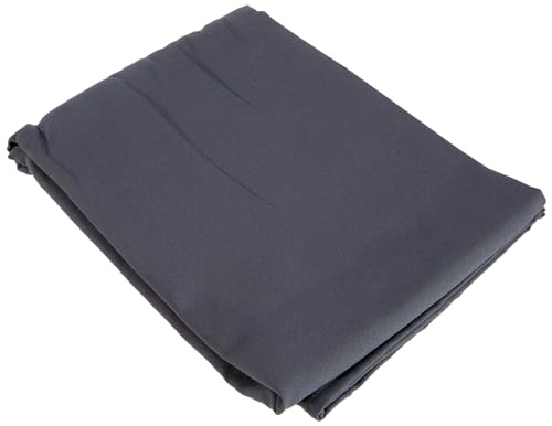 Soleil d'ocre, Alix Nappe Rectangle Anti-tâches, Polyester, Gris, 140x240 cm