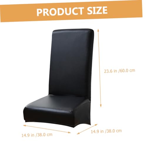 Housse de chaise similicuir imperméable lavable protectrice