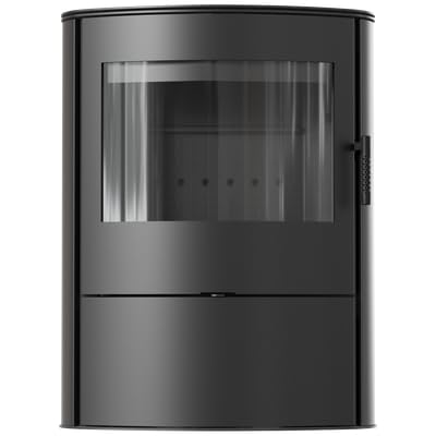KRATKI Kaminofen Rollo schwarz Holzofen 8kW | Passgenaues KRATKI Zubehör für Kamin und Ofen. Montageset