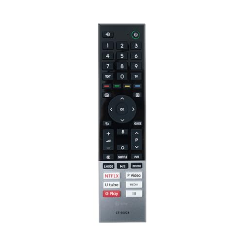 Image of 7SEVEN Compatible with Toshiba Tv Remote Original C350MP Series Google Television Suitable for 43C350MP 50C350MP 55C350MP 65M550LP 75C350MP Smart 4K Model's Voice Command - Pairing Must!